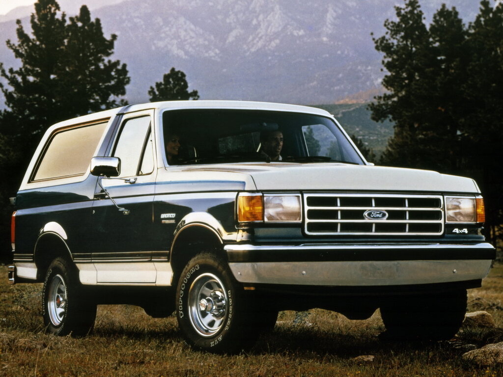 Ford Bronco 4 поколение, джип/suv 3 дв. (10.1986 - 09.1988)